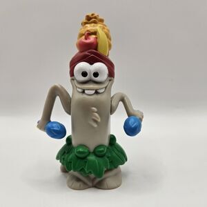 2007 Nickelodeon Catscratch Dancin'  Hula Figure Fruit Hat Toy Replacement 4”